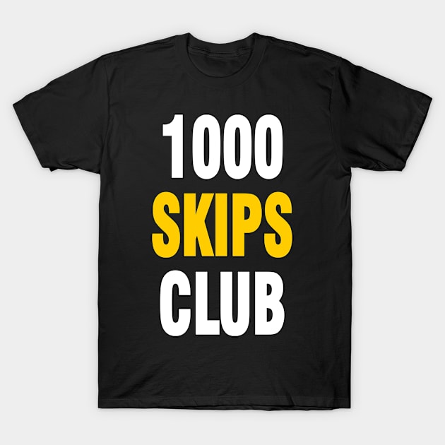 1000 skips club T-Shirt by Chandan